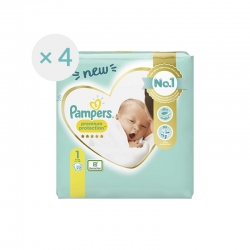 Couches Pampers Premium Protection Taille 1 - 22 couches